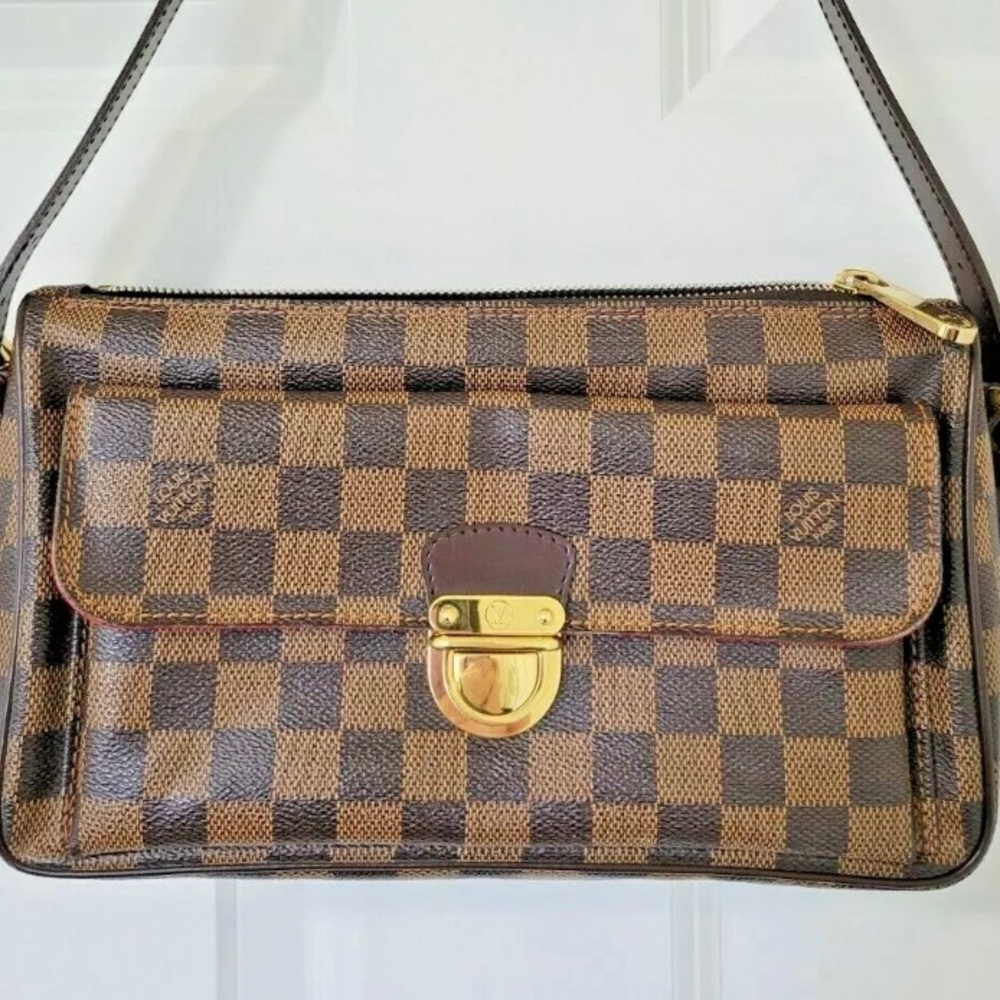 👑✅PRICE FIRM✅AUTHENTIC Louis Vuitton Damier Ebene RAVELLO - Picture 12 of 17